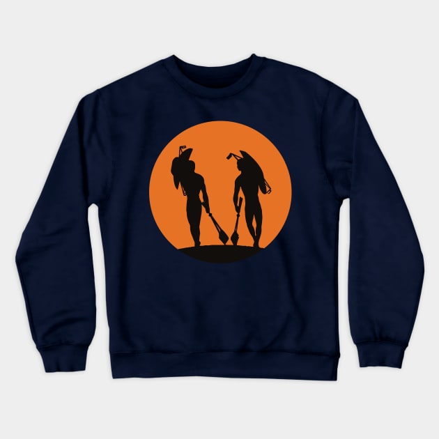 Sunrise Rowing Crewneck Sweatshirt by Stefan's Stuff